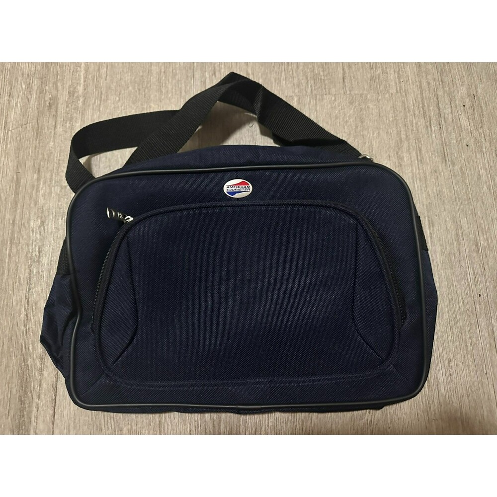 American Tourister Navy Blue Carry On Boarding Bag
